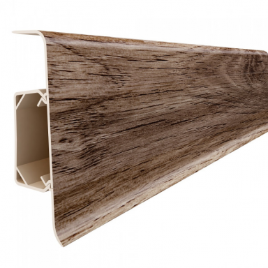 Grindjuostė PVC ESQUERO, 250 x 6,66 x 2,19 cm, sendinto ąžuolo sp. (633) Grindjuostė PVC ESQUERO, 250 x 6,66 x 2,19 cm, sendinto ąžuolo sp. (633)