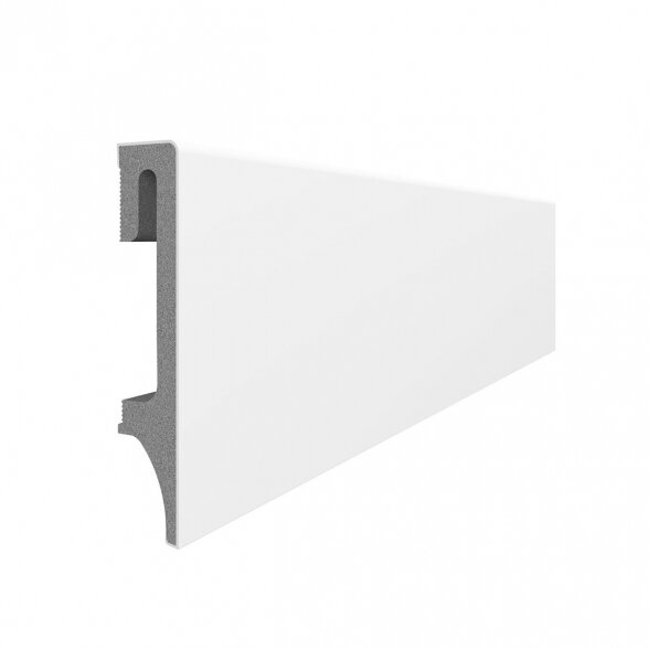 Grindjuostė PVC VOX Espumo, 240 x 8 x 1,6 cm, balta sp. (201) Grindjuostė PVC VOX Espumo, 240 x 8 x 1,6 cm, balta sp. (201)