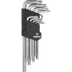 T10-50mm 9vnt RAKTŲ ŠEŠIABR.RINK.ILGI TORX Cr-V TOPEX T10-50mm 9vnt RAKTŲ ŠEŠIABR.RINK.ILGI TORX Cr-V TOPEX