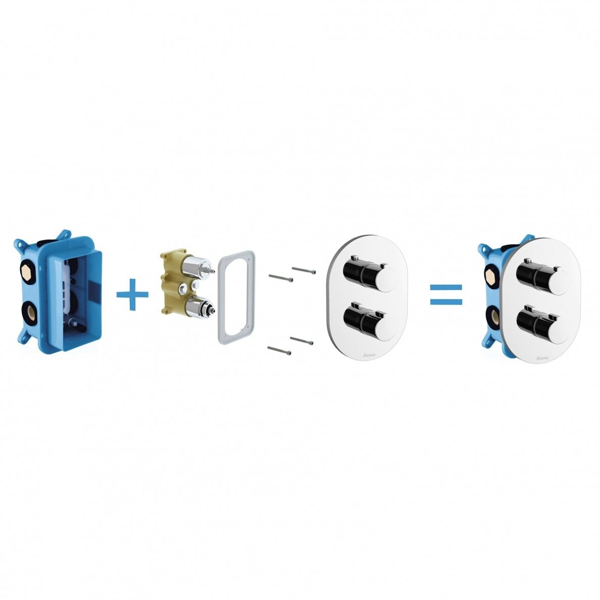 Potinkinis korpusas RAVAK R-box Multi RB 071.50 3