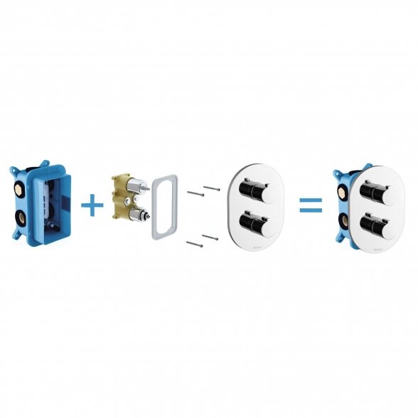 Potinkinis korpusas RAVAK R-box Multi RB 071.50 3 Potinkinis korpusas RAVAK R-box Multi RB 071.50 3