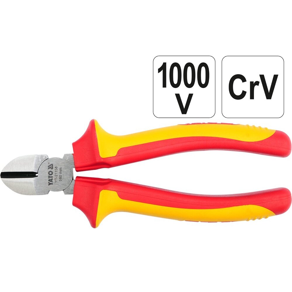 160mm REPLĖS KIRPIMO ŠONINIO IZOL 1000V YATO 160mm REPLĖS KIRPIMO ŠONINIO IZOL 1000V YATO
