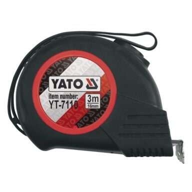 3mx16mm RULETĖ MAGNETIC-NYLON-AUTOMATIC YATO 3mx16mm RULETĖ MAGNETIC-NYLON-AUTOMATIC YATO