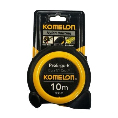 Ruletė KOMELON Pro Ergo-R, 10m 25mm Ruletė KOMELON Pro Ergo-R, 10m 25mm
