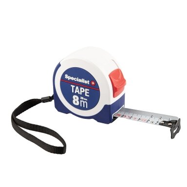 Ruletė SPECIALIST+ Tape, 8m 25mm Ruletė SPECIALIST+ Tape, 8m 25mm