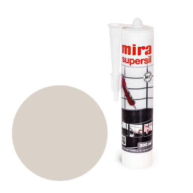 Sanitarinis silikonas MIRA Supersil, 300ml šviesiai rusva sp. (115) Sanitarinis silikonas MIRA Supersil, 300ml šviesiai rusva sp. (115)