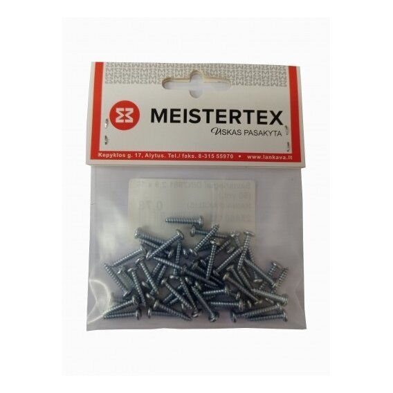 Savisriegiai DIN7981 2.9x32mm MEISTERTEX (50vnt) Savisriegiai DIN7981 2.9x32mm MEISTERTEX (50vnt)