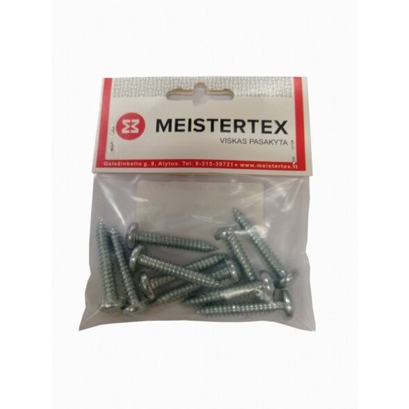 Savisriegiai DIN7981 6.3x38mm MEISTERTEX (10vnt) Savisriegiai DIN7981 6.3x38mm MEISTERTEX (10vnt)
