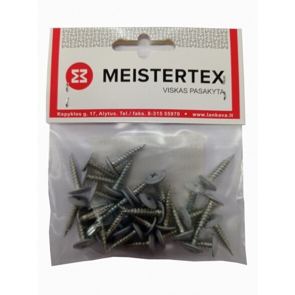 Savisriegiai į metalą MEISTERTEX RR21, 4,2x19mm 30vnt šviesiai pilka sp. Savisriegiai į metalą MEISTERTEX RR21, 4,2x19mm 30vnt šviesiai pilka sp.