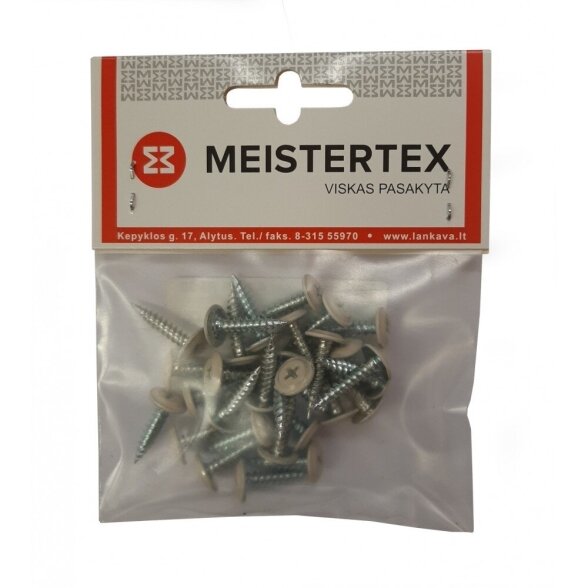 Savisriegiai į metalą MEISTERTEX RR30, 4,2x19mm 30vnt dramblio kaulo sp. Savisriegiai į metalą MEISTERTEX RR30, 4,2x19mm 30vnt dramblio kaulo sp.