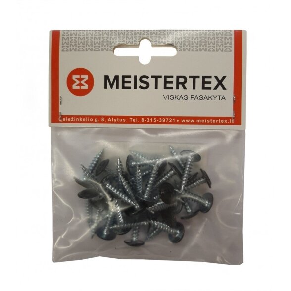 Savisriegiai į metalą MEISTERTEX RR33, 4.2x19mm 30vnt juoda sp. Savisriegiai į metalą MEISTERTEX RR33, 4.2x19mm 30vnt juoda sp.