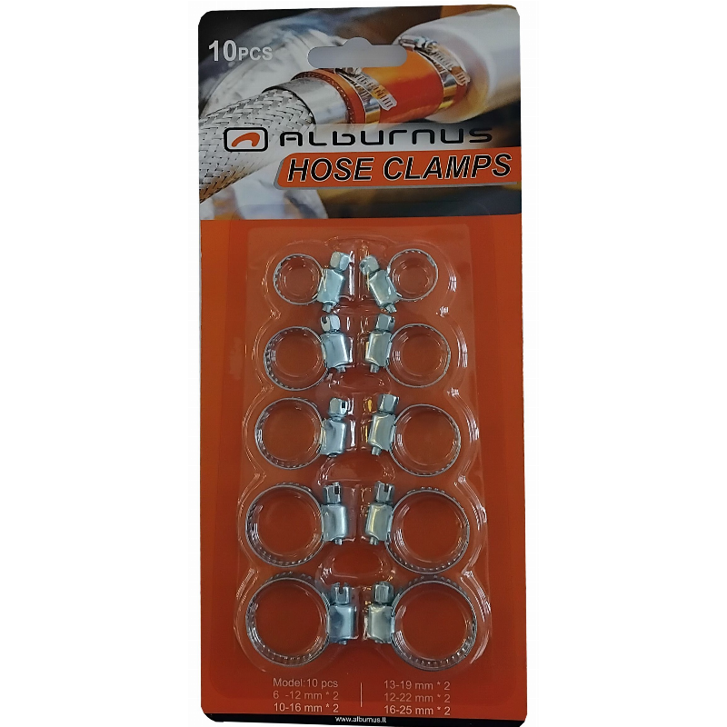 Sąvaržų komplektas 6-25 mm 10 vnt. 2 Sąvaržų komplektas 6-25 mm 10 vnt. 2
