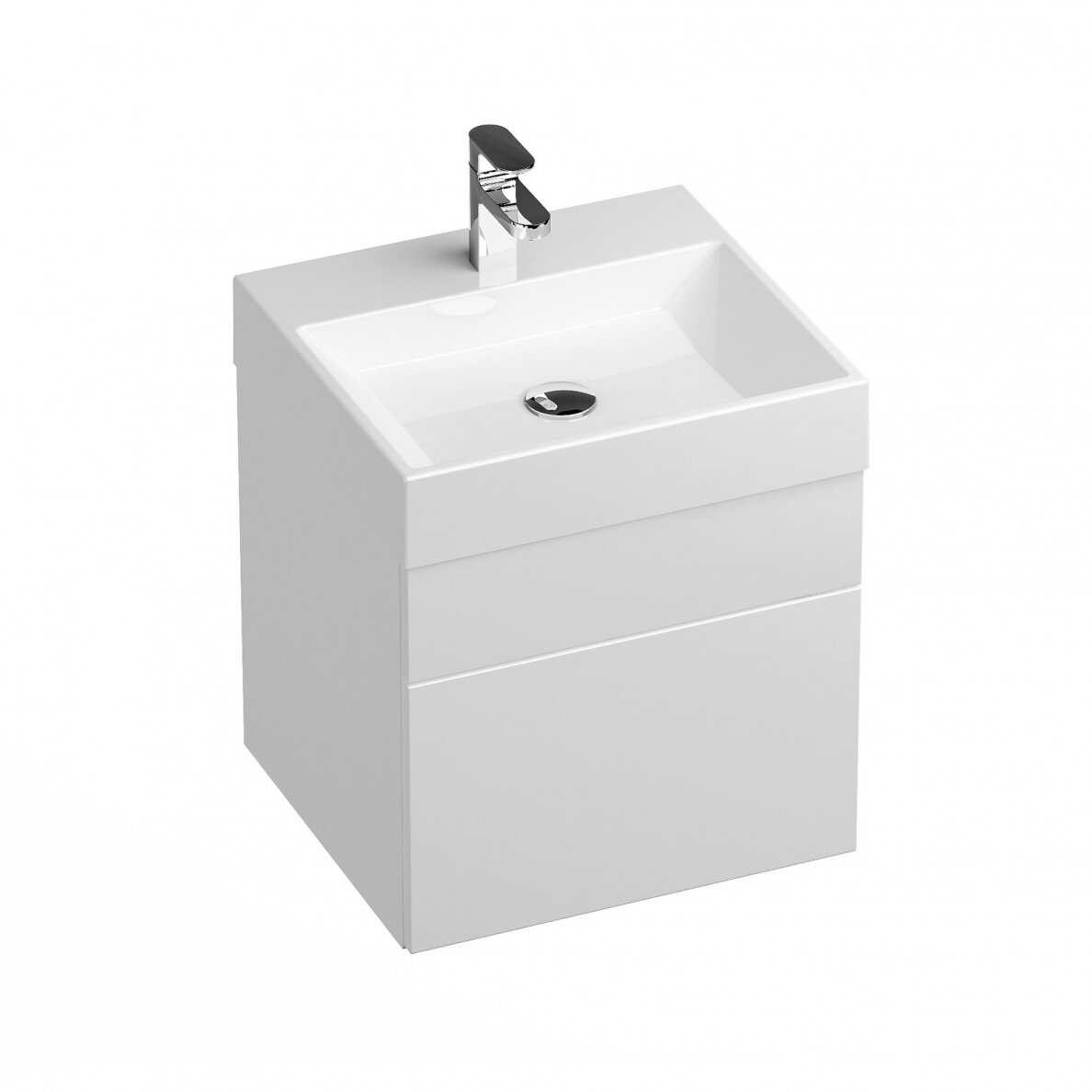 SD Natural 50 spintelė po praustuvu balta 1 SD Natural 50 spintelė po praustuvu balta 1