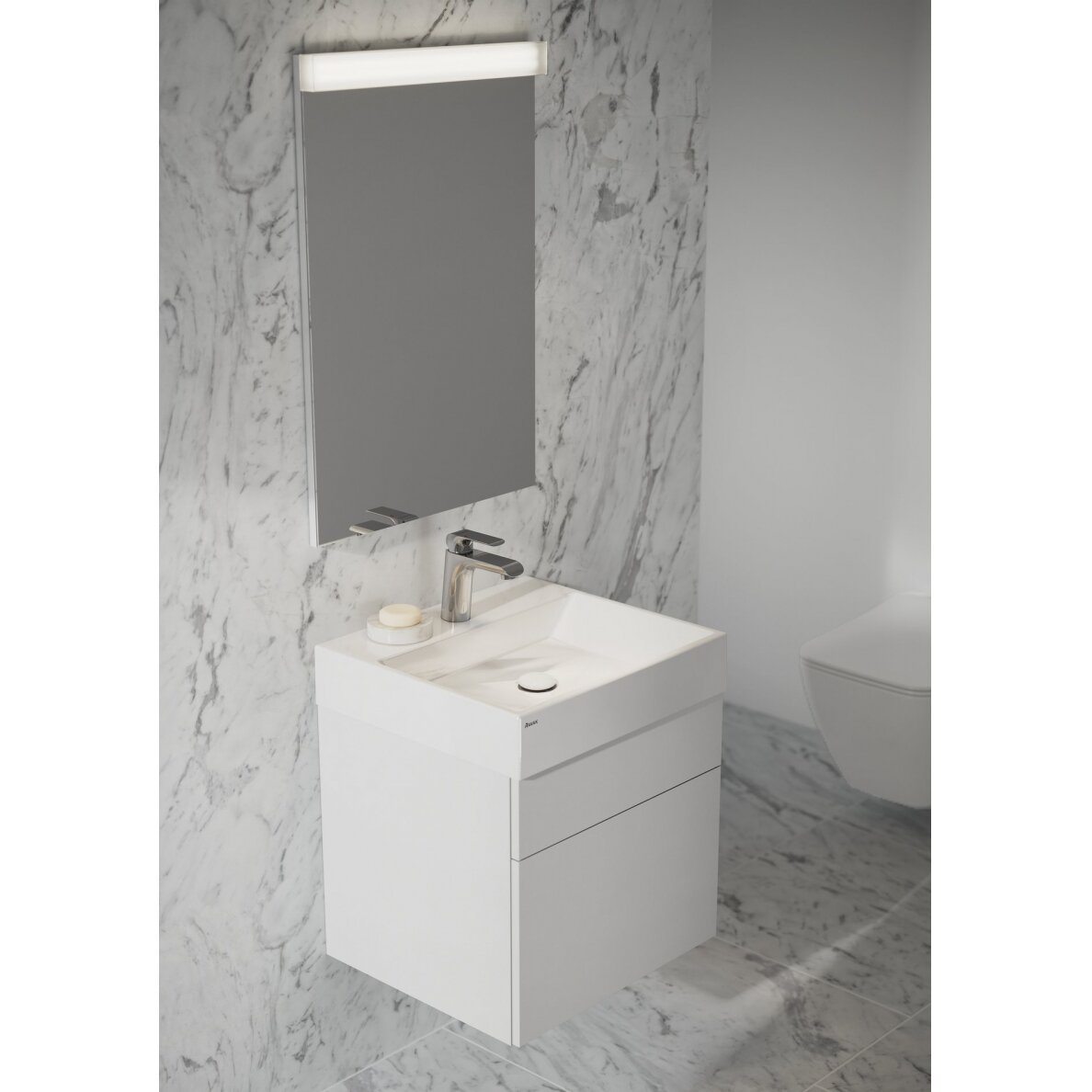SD Natural 50 spintelė po praustuvu balta 2 SD Natural 50 spintelė po praustuvu balta 2