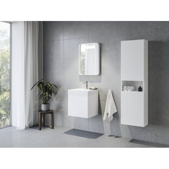 SD Natural 50 spintelė po praustuvu balta
