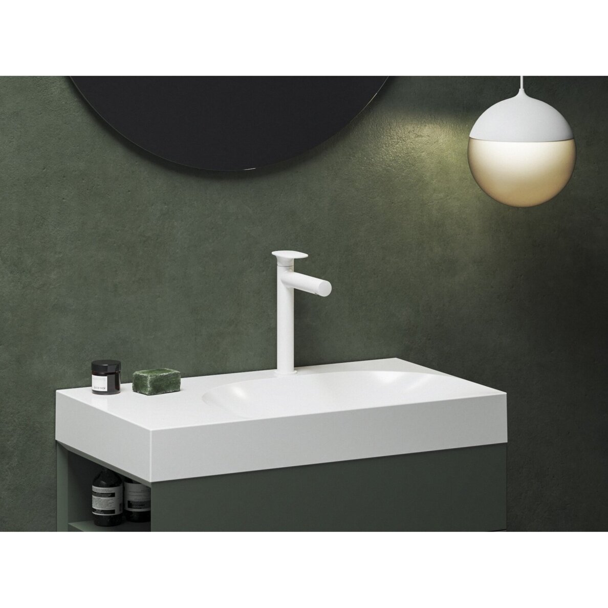 Praustuvo maišytuvas RAVAK SG 014.10WHM, 25,5cm balta matinė sp. 2 Praustuvo maišytuvas RAVAK SG 014.10WHM, 25,5cm balta matinė sp. 2