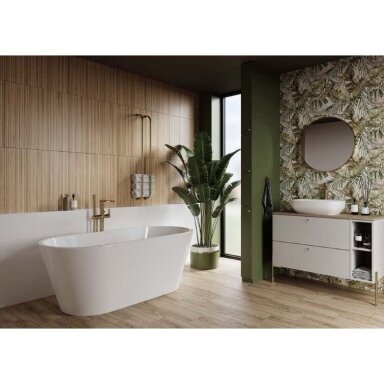 Keraminės plytelės Home Jungle Beige Wall Lamel Structure, 20x60cm Keraminės plytelės Home Jungle Beige Wall Lamel Structure, 20x60cm