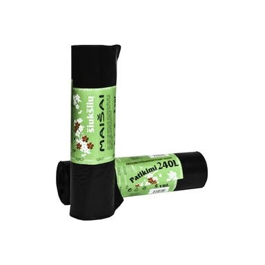 240L MAIŠAI ŠIUKŠLĖMS (5 VNT) 240L MAIŠAI ŠIUKŠLĖMS (5 VNT)