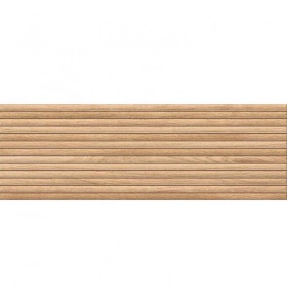 Keraminės plytelės Home Jungle Beige Wall Lamel Structure, 20x60cm
