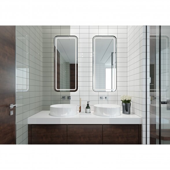 Keraminės plytelės Metrotiles Plane White, 10x20cm 2 Keraminės plytelės Metrotiles Plane White, 10x20cm 2