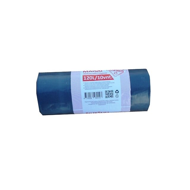 Šiukšlių maišai 120l/ 10vnt Šiukšlių maišai 120l/ 10vnt