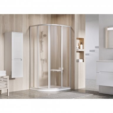 Dušo kabina RAVAK Supernova SKCP4 195, 90x90cm satinas ir stiklas Grape Dušo kabina RAVAK Supernova SKCP4 195, 90x90cm satinas ir stiklas Grape