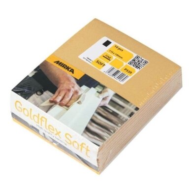 Šlifavimo lapelis MIRKA Goldflex Soft Grip P120, 115x140mm 10vnt.