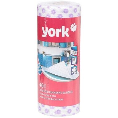 Virtuvinės šluostės rulone YORK, 40vnt/rul