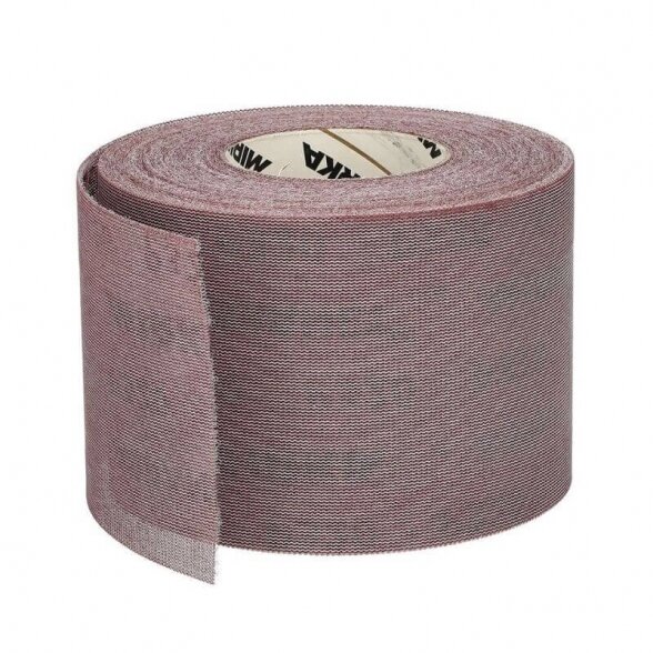 Šlifavimo popieriaus rulonas MIRKA Abranet P120, 115mm 25m Šlifavimo popieriaus rulonas MIRKA Abranet P120, 115mm 25m