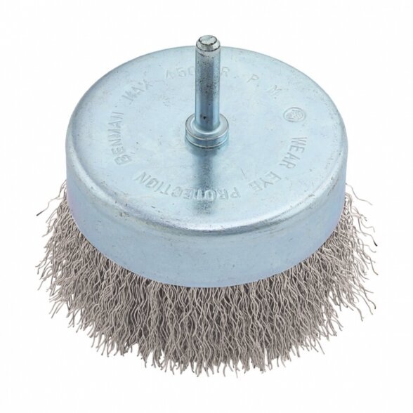 Šlifavimo šepetys su koteliu BENMAN 74305, 75mm