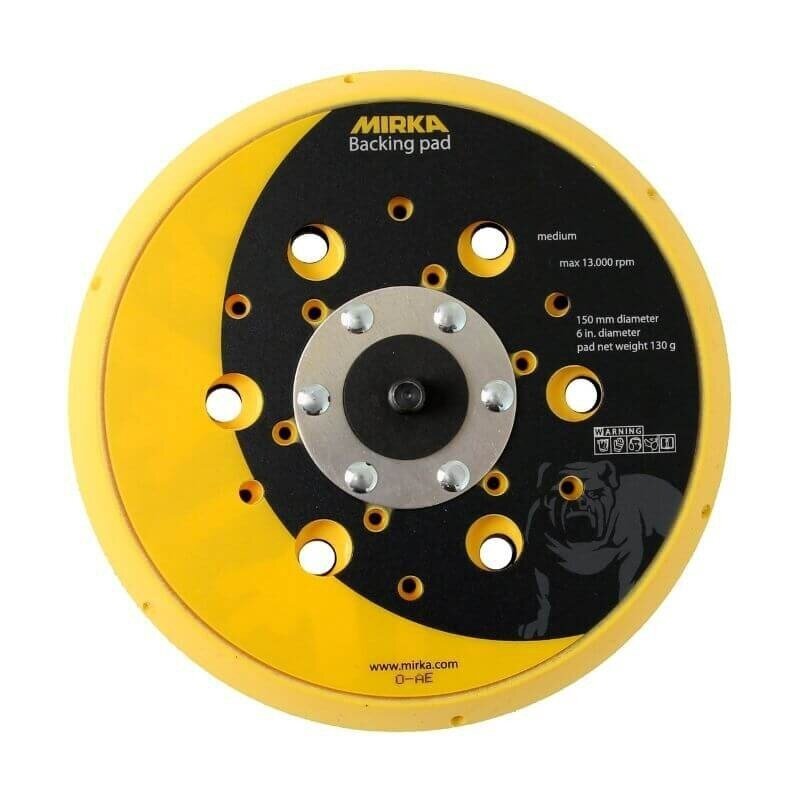 Šlifavimo padas MIRKA Grip Medium 5/16", 150mm 48 skylių Šlifavimo padas MIRKA Grip Medium 5/16", 150mm 48 skylių