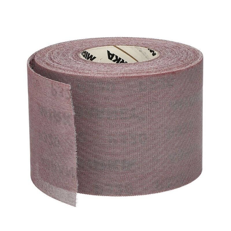 Šlifavimo popieriaus rulonas MIRKA Abranet P120, 115mm 25m Šlifavimo popieriaus rulonas MIRKA Abranet P120, 115mm 25m