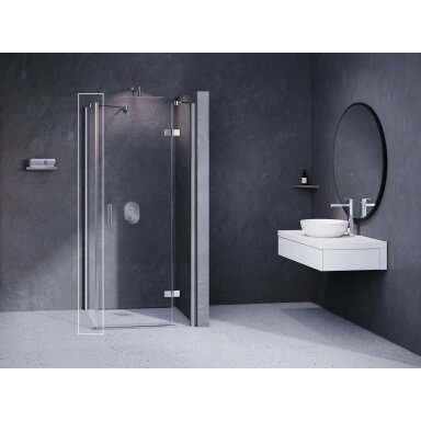 Stacionari sienelė RAVAK SmartLine SMPS dešininė, 80cm chromas ir skaidrus stiklas Stacionari sienelė RAVAK SmartLine SMPS dešininė, 80cm chromas ir skaidrus stiklas