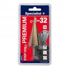 Žingsninis metalo grąžtas SPECIALIST+ Premium, 4-32mm