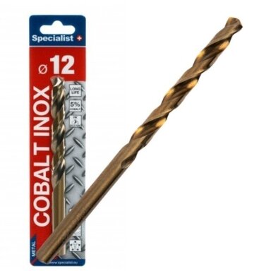 Metalo grąžtas SPECIALIST+ Cobalt, 12mm
