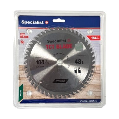 Medienos pjovimo diskas SPECIALIST+, 184x48Tx16 mm