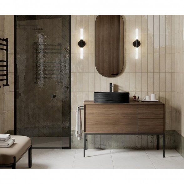Vonios spintelė KERAMA MARAZZI Atollo, 110cm riešuto sp. 2 Vonios spintelė KERAMA MARAZZI Atollo, 110cm riešuto sp. 2