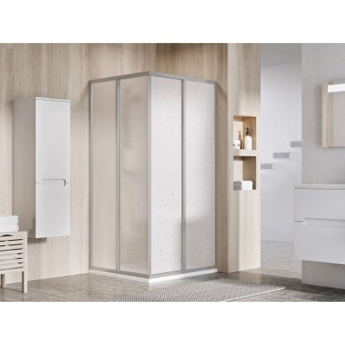 Dušo kabinos durys RAVAK Supernova SRV2 S 195, 90cm satinas ir plastikas Pearl Dušo kabinos durys RAVAK Supernova SRV2 S 195, 90cm satinas ir plastikas Pearl