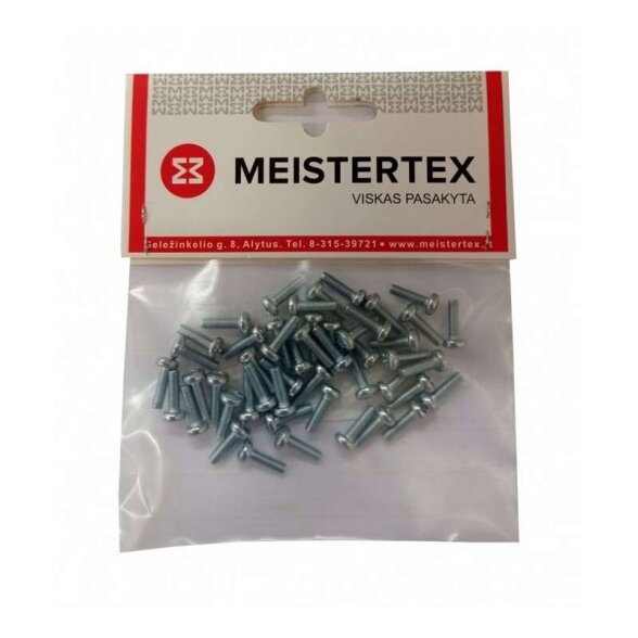 Sraigtas DIN7985 cinkuotas M4x30mm MEISTERTEX (50vnt) Sraigtas DIN7985 cinkuotas M4x30mm MEISTERTEX (50vnt)