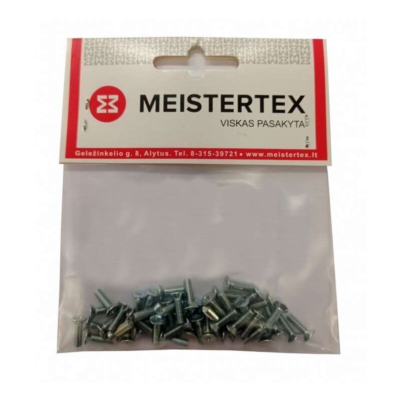 Sraigtas DIN965 cinkuotas M4x35mm MEISTERTEX (30vnt)