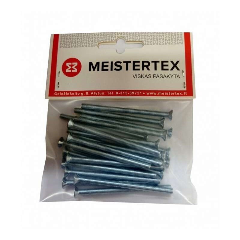 Sraigtas DIN965 cinkuotas M4x70mm MEISTERTEX (20vnt)