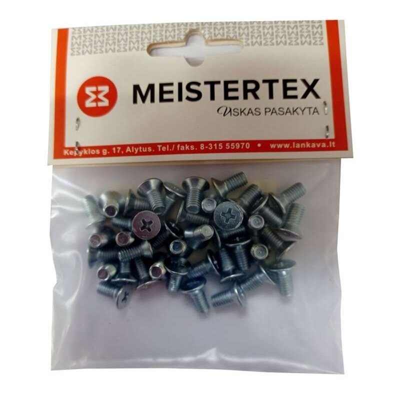 Sraigtas DIN965 cinkuotas M5x25mm MEISTERTEX (30vnt) Sraigtas DIN965 cinkuotas M5x25mm MEISTERTEX (30vnt)