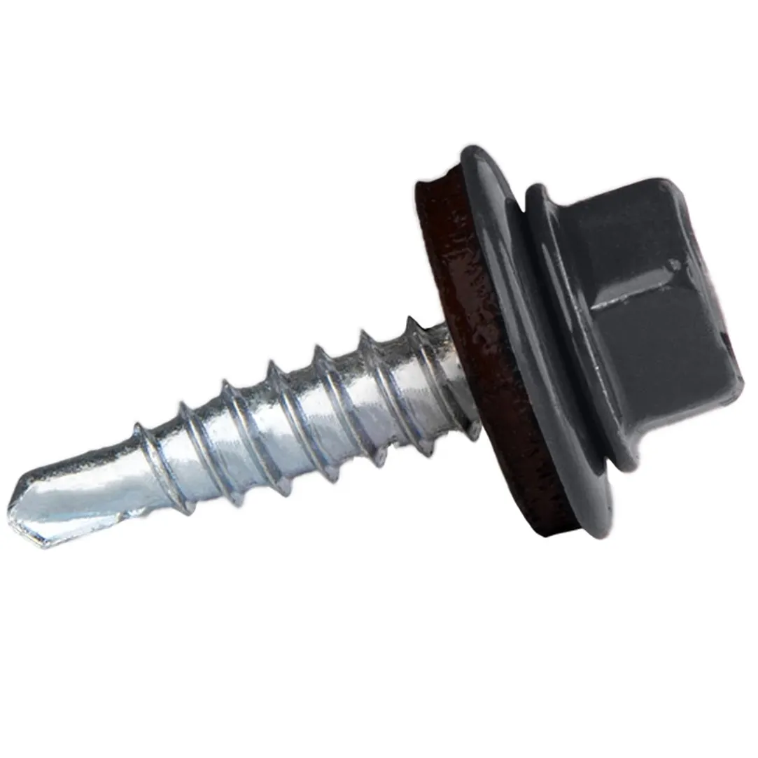 Stoginis savisriegis į medį WKRET-MET K4,8x35-Zn, 250vnt RAL7024 Stoginis savisriegis į medį WKRET-MET K4,8x35-Zn, 250vnt RAL7024