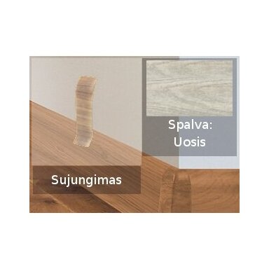 Grindjuostės sujungimai PVC Izzi, uosio sp. (161/761) Grindjuostės sujungimai PVC Izzi, uosio sp. (161/761)