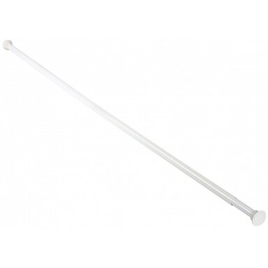Teleskopinis karnizas 670-19 sidabrinis, 75-125cm
