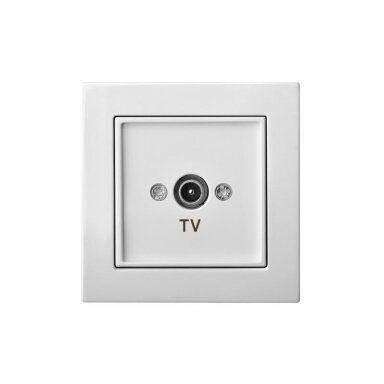 Kištukinis televizijos lizdas LIREGUS Epsilon, 1 kištukas balta sp. Kištukinis televizijos lizdas LIREGUS Epsilon, 1 kištukas balta sp.