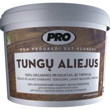 Tungų aliejus medienai PRO, 0,9l Tungų aliejus medienai PRO, 0,9l