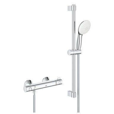 Termostatinis dušo komplektas GROHE Grohtherm 800, chromo sp.