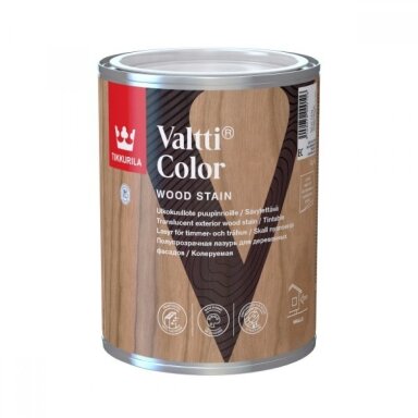 Medienos dažai TIKKURILA Valtti Color EC, 0,9l Medienos dažai TIKKURILA Valtti Color EC, 0,9l