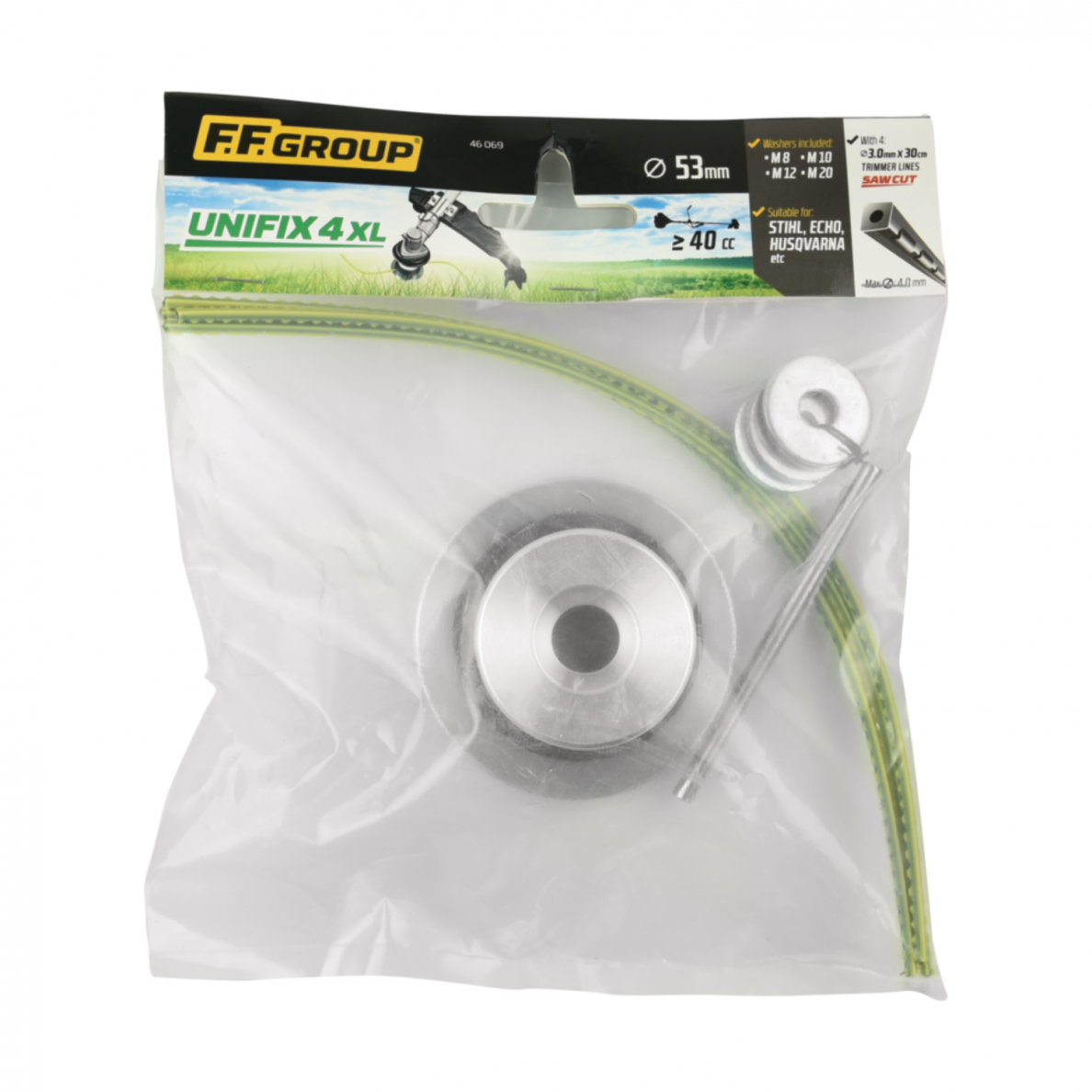 Trimerio galvutė FF GROUP Unifix 4 XL 46069 1